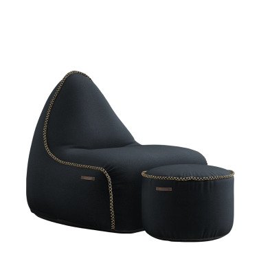 Cura Lounge Chair & Pouf
