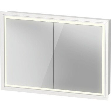 Duravit Vitrium Spiegelschrank Weiß 1000x155x700