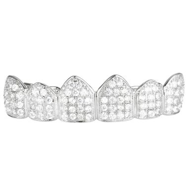 Grillz Silber One size fits all CUBIC ZIRKONIA Top
