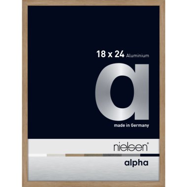 Nielsen Alpha Aluminium-Bilderrahmen Eiche