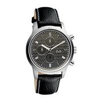 Uhrenarmband Dolce & Gabbana DW0751 Leder Schwarz 21mm