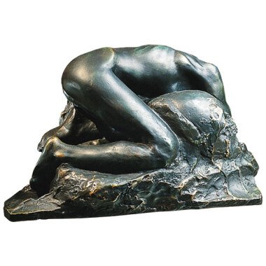 Auguste Rodin: Skulptur 'La Danaide' (1889/90), Version in Kunstbronze