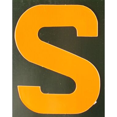 Conacord Reflektierender Klebebuchstabe S orange S