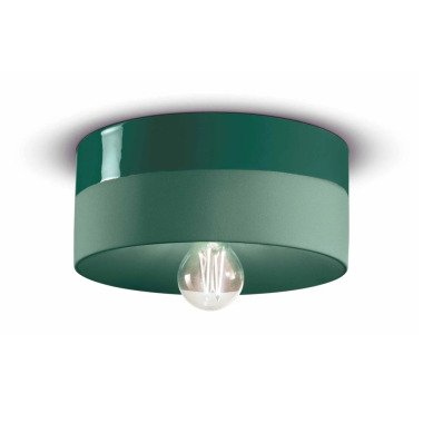Deckenlampe PI Keramik glänzend/matt Ø 25 cm grün