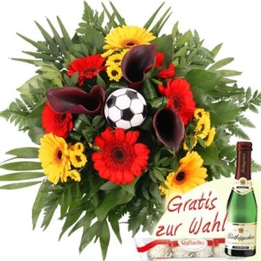 Fußball Blumenstrauß Deutschland Das Blumen