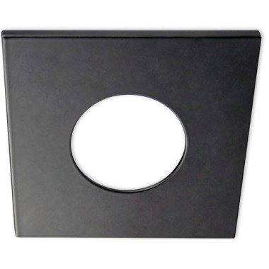 ISOLED Cover Aluminium eckig schwarz matt