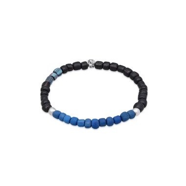Kuzzoi Armband »Glas Beads 925 Silber«