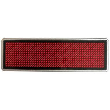 LED-Namensschild Rot 44 x 11 Pixel (B x H