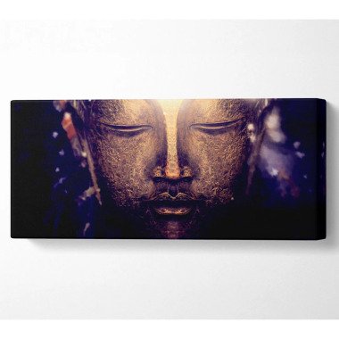 Licht aus dem Buddha-Gesicht Kunstdrucke auf Leinwand