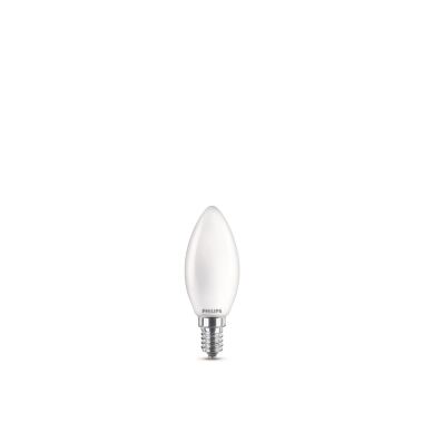 Philips Leuchtmittel LED 4,3W Glas Kerzen (470lm) E14