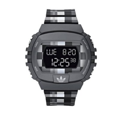 Uhrenarmband in Grau & Uhrenarmband Adidas ADH6103 Kunststoff Grau 16mm