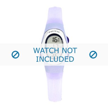 Uhrenarmband mit Kunststoff & Calypso Uhrenarmband K6018-2 Kunststoff Violett