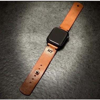 Uhrenarmband/Watch Strap Apple Armband Handmade Leder Leather