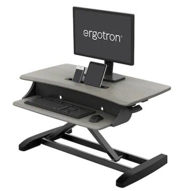 Ergotron WorkFit-Z Ergonomischer Schreibtischaufsatz