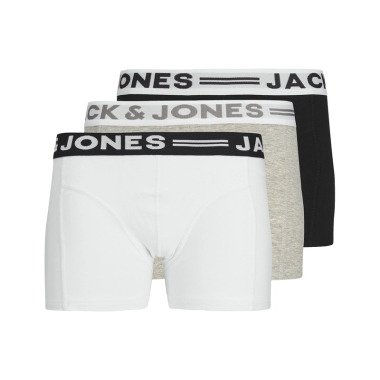 JACK & JONES Boxershorts SENSE TRUNKS 3er