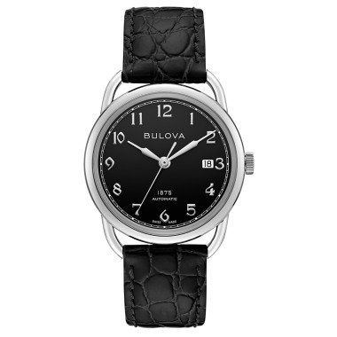 Limitierte Uhr in Schwarz & Bulova 96B325 Armbanduhr Automatik Commodore Schwarz Limited Edition