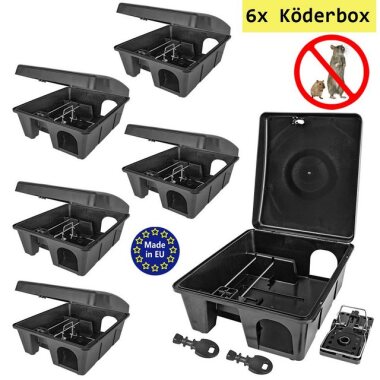 Petigi Köderbox 6x Köderbox Köderstation