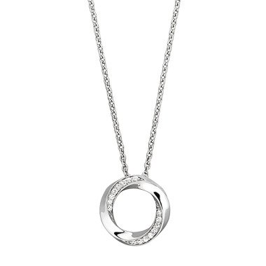 Viventy 784352 Silber-Collier Damenkette mit Zirkonia