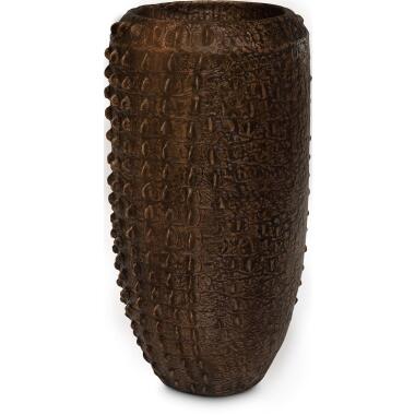 Croc Bodenvase, Ø 50 cm, Höhe100 cm, bronze