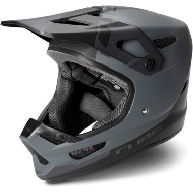 Cube Status X 100% Downhill Helmet Grau S