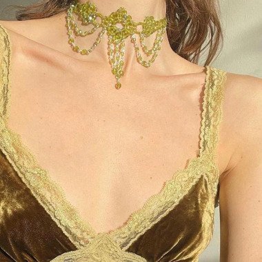 Der Grüne Kronleuchter Halskette