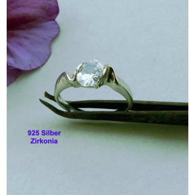 Freundschaftsring mit Zirkonia & Ring 925 Silber Mit Zirkonia