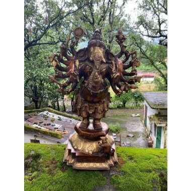 Ganesh Statue, Lord Ganesha 47 cm Messing