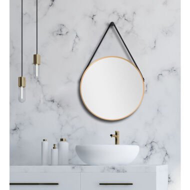 Gold Style Spiegel rund � 50 cm � runder