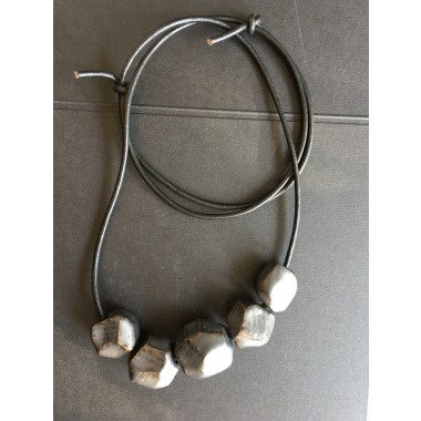 Halskette Mit Perlen Aus Keramik Silverstone