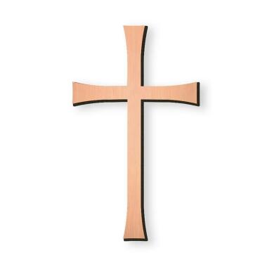 Kleines Kreuz aus Bronze mit hell/dunkel Patina Kreuz Relief / Bronze