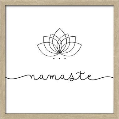 Pro Art Gerahmtes Bild »Namaste«, Rahmen: