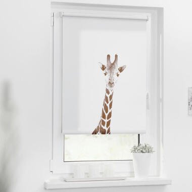 Verdunkelungsrollo Giraffe braun B/L: ca. 80x150 cm