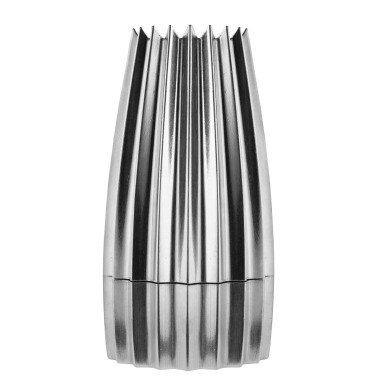 Design Gewürzregal & Alessi Grind Gewürzmühle aluminium/H 14,2cm / Ø 7,5cm