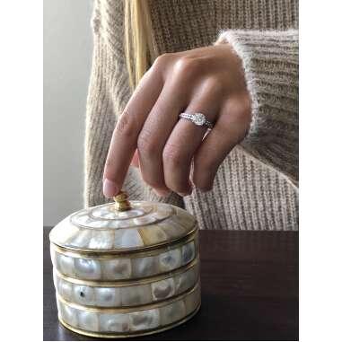 Einzigartiges Design Sterling Silber Ring