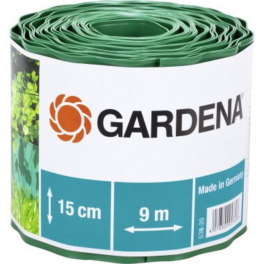 Gardena Beeteinfassung grün 9 m x 15 cm