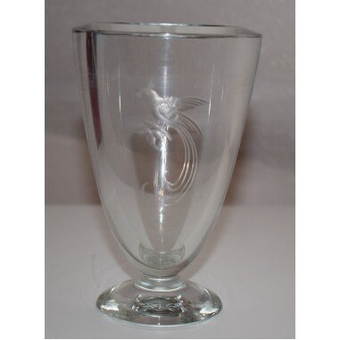 Jugendstil Design Glas Vase Art Nouveau Vintage