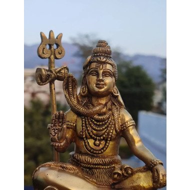 Shiva-Statue 6 Zoll Lord Shiva Meditierende