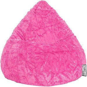 SITTING POINT Beanbag Fluffy XL Sitzsack pink