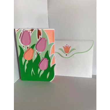 Tulpen Grußkarte