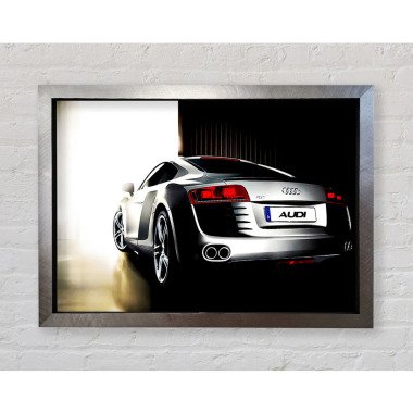 Audi Silber Einzelner Bilderrahmen Kunstdrucke