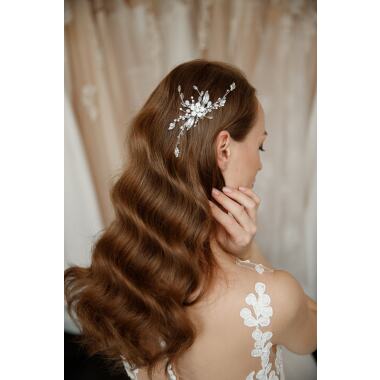 Braut Floral Haarteil Hochzeit Haarkamm Kopfschmuck