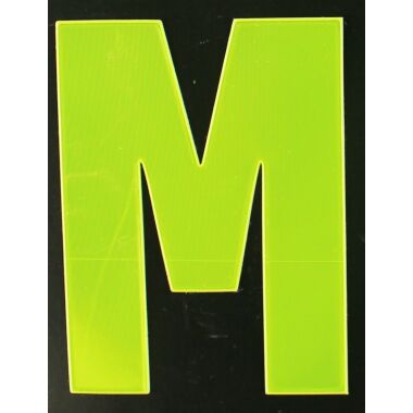 Conacord Reflektierender Klebebuchstabe M gelb M