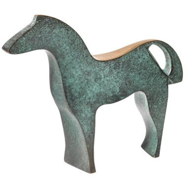 Raimund Schmelter: Skulptur 'Pferd', Bronze