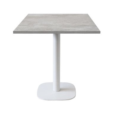 RestooTab Tisch Round quadratisch mit weißem