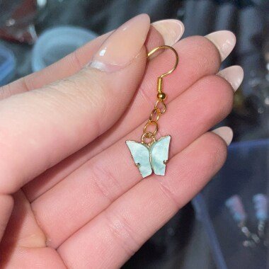 Schmetterling Ohrring & Butterfly Ohrringe