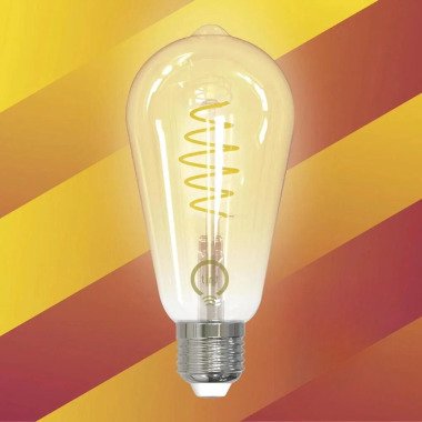 Smartes Zigbee LED Leuchtmittel E27 St64 4,9W 806lm
