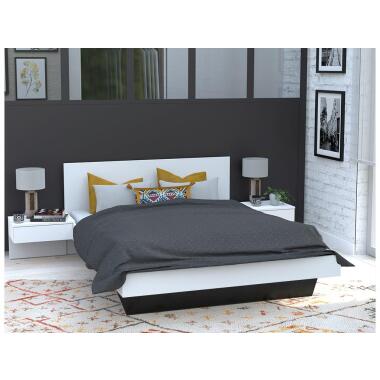 Bett mit integrierten Nachttischen 140 x