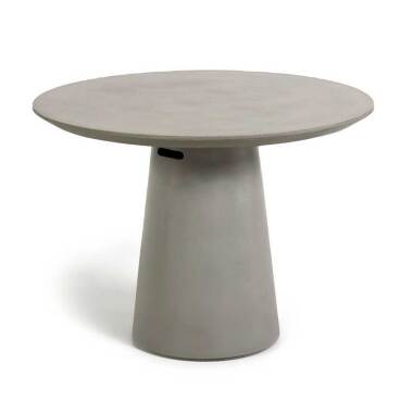 Designer-Esstisch & Outdoor Tisch Beton in Grau Industry und Loft Stil