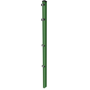 Pfosten einzeln / Grün / für Zaunfeld 203cm (260cm) / incl. Zubehör 