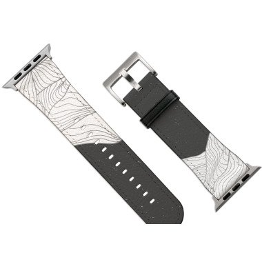 Snowy Mountains Midnight Apple Watch Band
